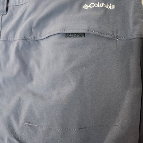 Columbia womens 6 Blue Short Straight Pants Saturday Trail - Picture 6 of 9